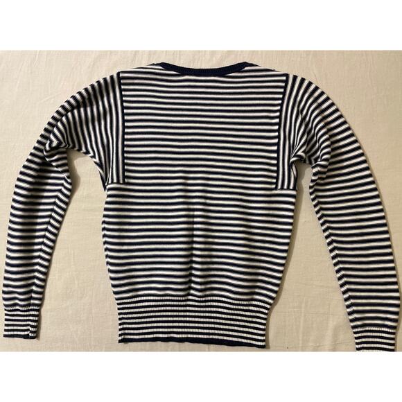 Lucky Brand Women's Size XS Long Sleeve‎ Knit Shirt Sweater Striped Casual - Picture 7 of 7